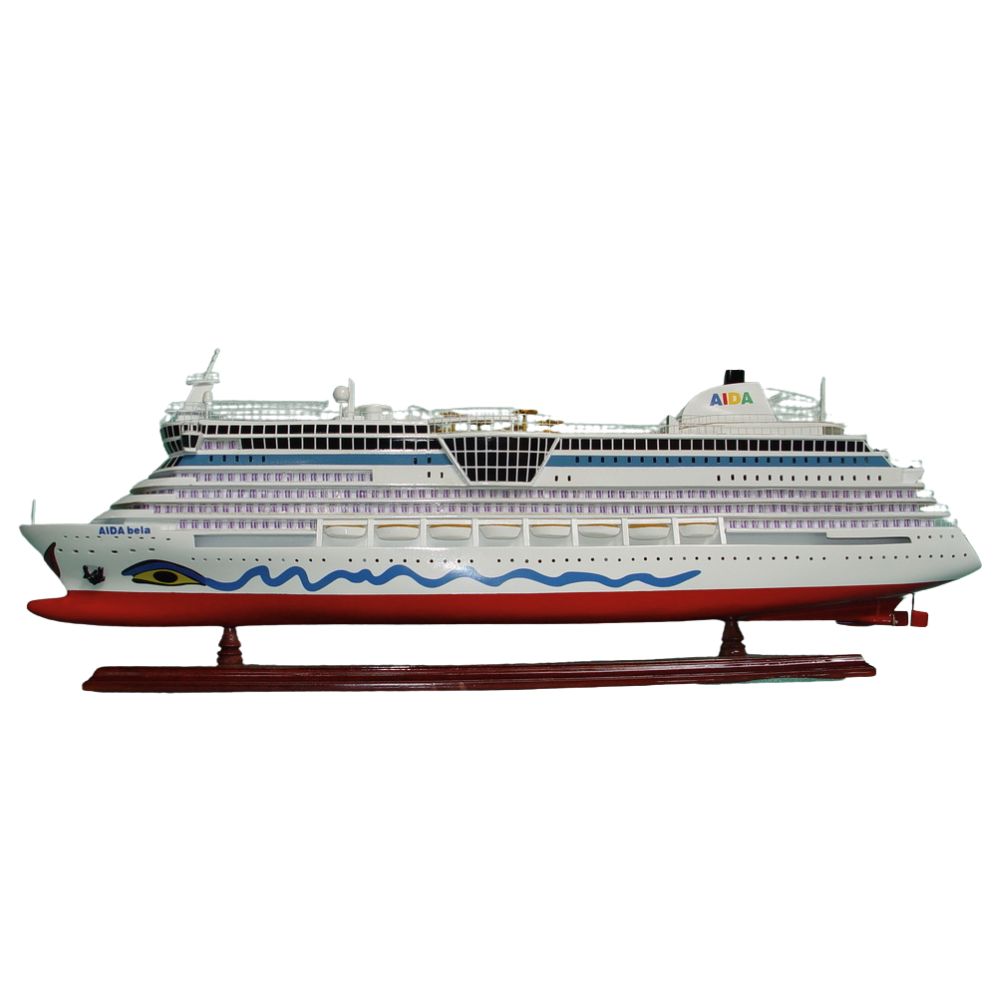 MS AIDA BELLA Painted Medium Cruiseship Model - C091 - Old Modern