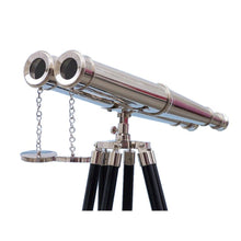 Handcrafted Model Ships Floor Standing Admiral's Chrome Binoculars 62" BI-0311CH