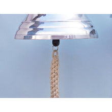Handcrafted Model Ships - Chrome Hanging Ship's Bell 18"" - BL2019-13C