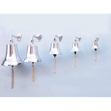 Handcrafted Model Ships - Chrome Hanging Ship's Bell 18"" - BL2019-13C
