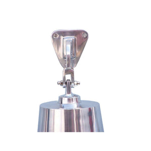 Handcrafted Model Ships - Chrome Hanging Ship's Bell 18"" - BL2019-13C