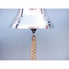 Handcrafted Model Ships - Chrome Hanging Ship's Bell 18"" - BL2019-13C