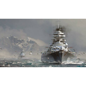 German Battleship Bismarck large - CM087 - Old Modern