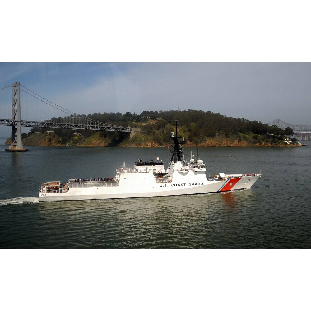 USCGC Waesche WMSL-751 36 Inches L Ship Model - CM233 - Old Modern