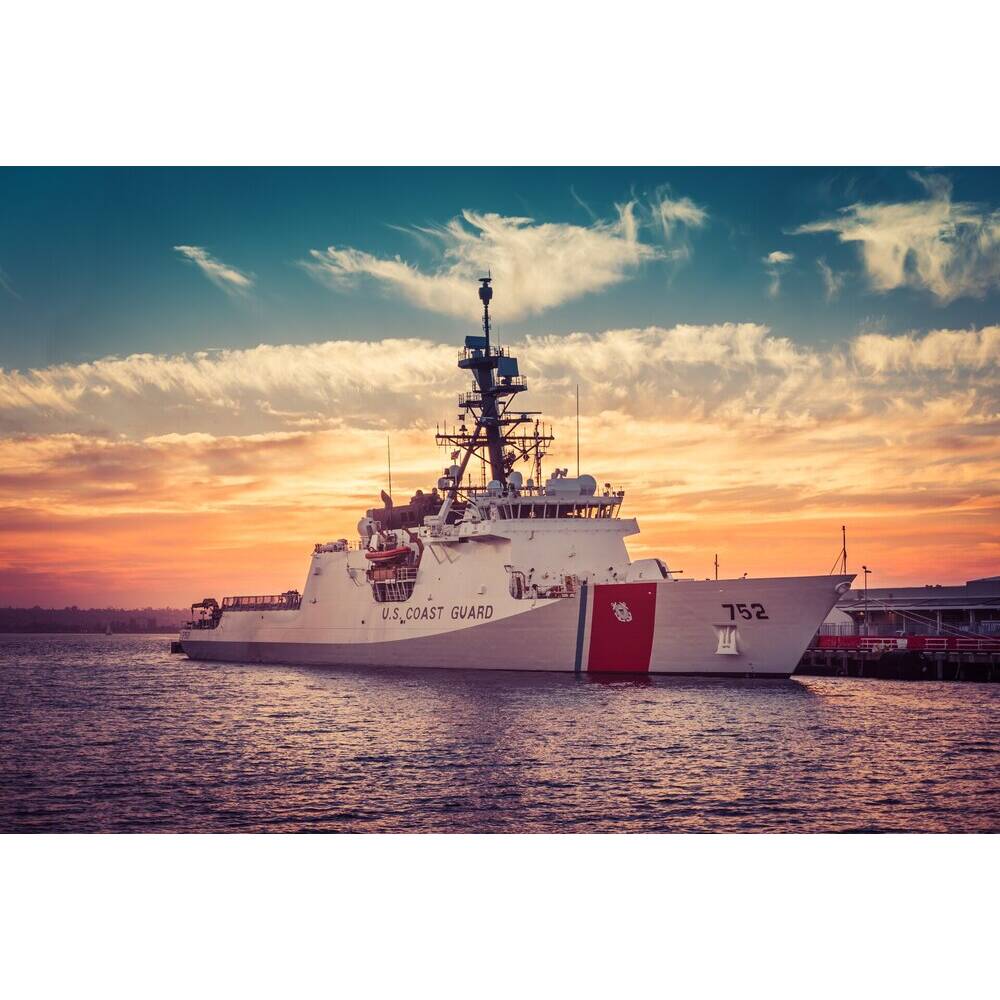 USCGC Stratton WMSL-752 36 Inches L Ship Model - CM234 - Old Modern