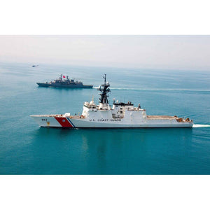 USCGC Hamilton WMSL-753 36 Inches L Ship Model - CM235 - Old Modern