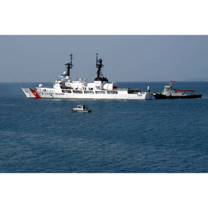 USCGC Sherman WHEC-720 36 Inches L Ship Model - CM249 - Old Modern