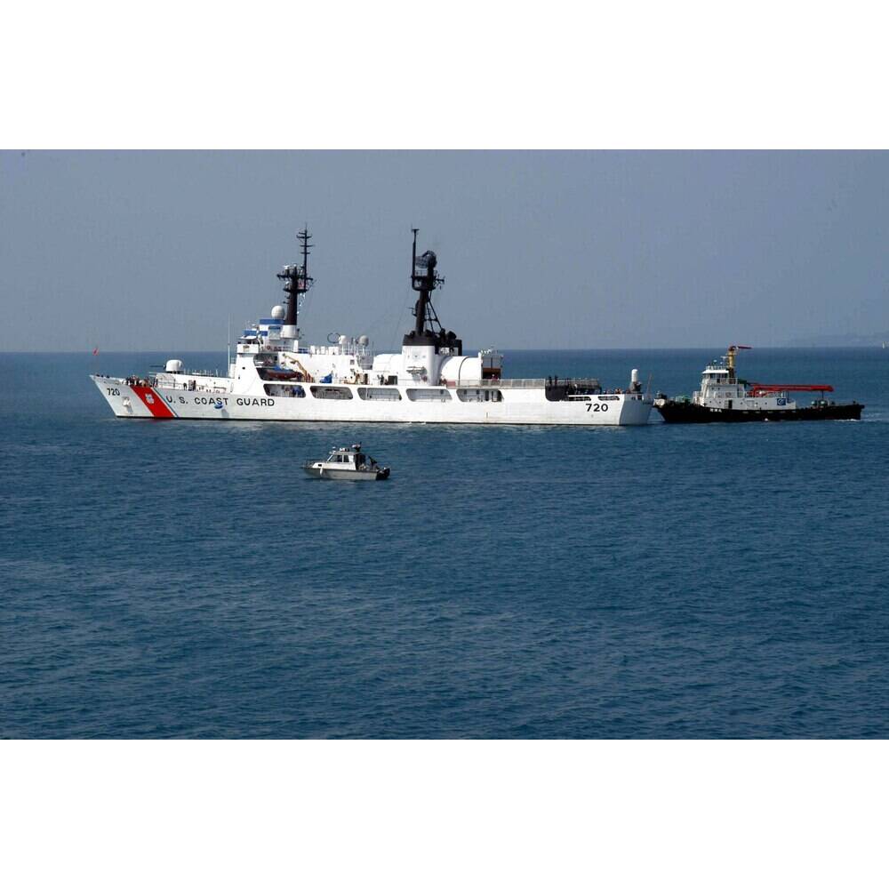 USCGC Sherman WHEC-720 36 Inches L Ship Model - CM249 - Old Modern