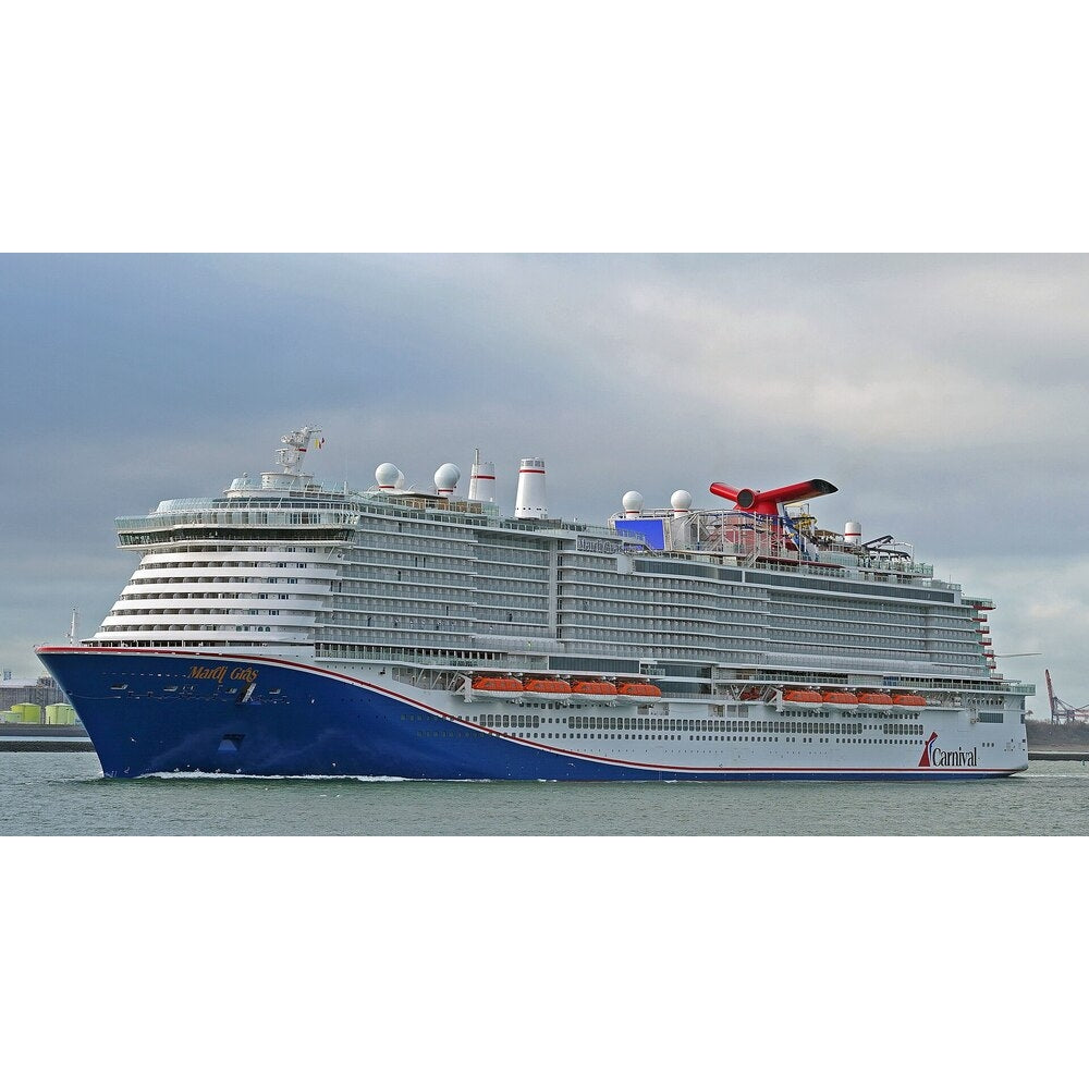 American Carnival Mardi Gras (Excel Class) – Carnival Cruise Line 30 Inches Ship Model - CM386 - Old Modern