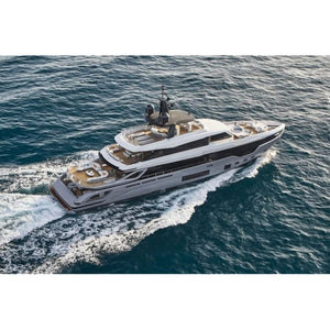 Italian Azimut Grande Trideck (Grande Series) 36 Inches Ship Model - CM482 - Old Modern