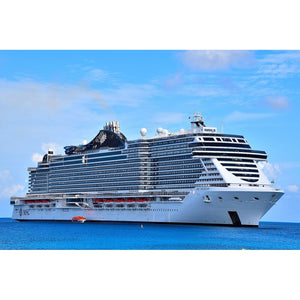 Italian MSC Seascape (Seaside EVO-Class) Cruise Ship 36 Inches Model - CM525 - Old Modern