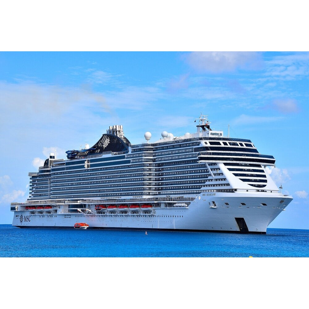 Italian MSC Seascape (Seaside EVO-Class) Cruise Ship 36 Inches Model - CM525 - Old Modern