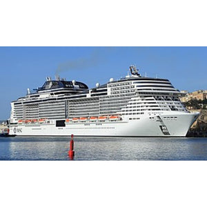 Italian MSC Meraviglia Cruise Ship 36 Inches Model - CM526 - Old Modern