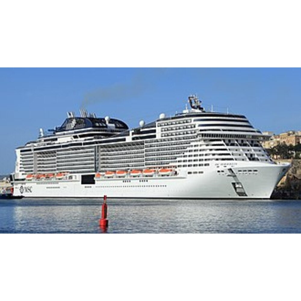Italian MSC Meraviglia Cruise Ship 36 Inches Model - CM526 - Old Modern