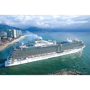 American Discovery Princess (Royal-Class) Cruise Ship 36 Inches Model - CM534 - Old Modern