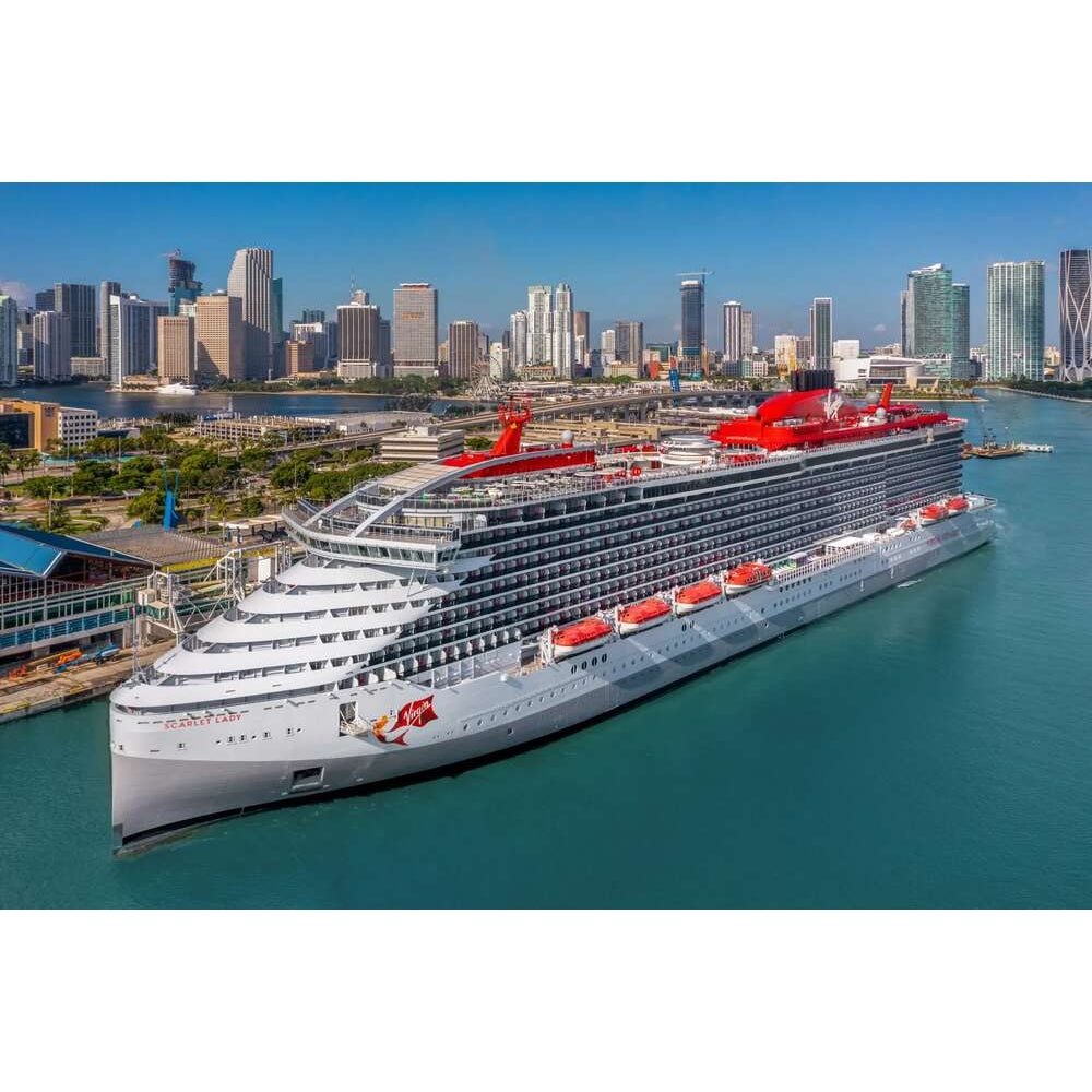 British Scarlet Lady Cruise Ship 36 Inches Model - CM537 - Old Modern