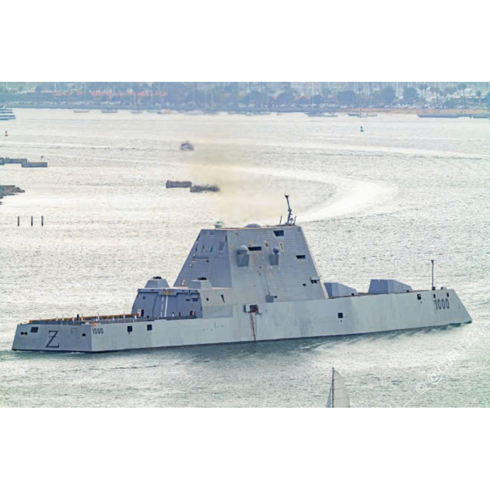 USS Zumwalt Destroyer (DDG-1000) 36 Inches Model - CM577 - Old Modern