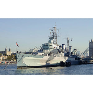 HMS Belfast (C35) Town-Class Light Cruiser 36 Inches Model - CM579 - Old Modern