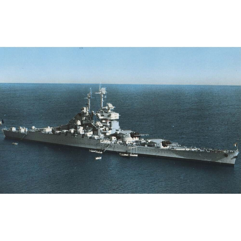 French Jean Bart (Richelieu-Class) Battleship 36 Inches Model - CM606 - Old Modern