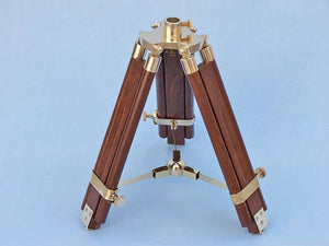 Handcrafted Model Ships Decorative Wooden Brass Compass Table 23" CO-0666