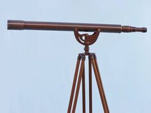 Handcrafted Model Ships Floor Standing Bronzed Anchormaster Telescope 65" ST-0148-BZ