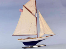 Wooden Defender Limited Model Sailboat 25" Fully Assembled Model Ship D0504