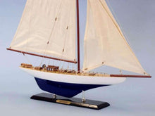 Wooden Defender Limited Model Sailboat 25" Fully Assembled Model Ship D0504