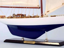 Wooden Defender Limited Model Sailboat 25" Fully Assembled Model Ship D0504