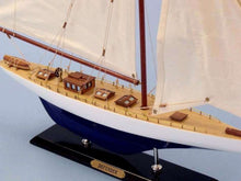 Wooden Defender Limited Model Sailboat 25" Fully Assembled Model Ship D0504