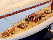 Wooden Defender Limited Model Sailboat 25" Fully Assembled Model Ship D0504