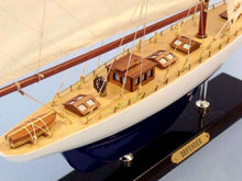 Wooden Defender Limited Model Sailboat 25" Fully Assembled Model Ship D0504