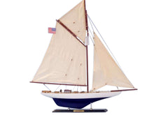 Wooden Defender Limited Model Sailboat 25" Fully Assembled Model Ship D0504