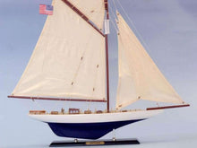 Wooden Defender Limited Model Sailboat 25" Fully Assembled Model Ship D0504