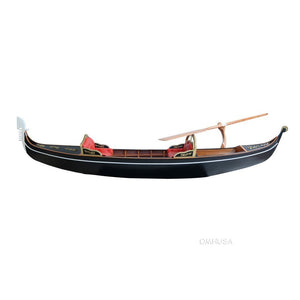 Venetian Gondola Wooden Boat 15 ft. - K208 - Old Modern