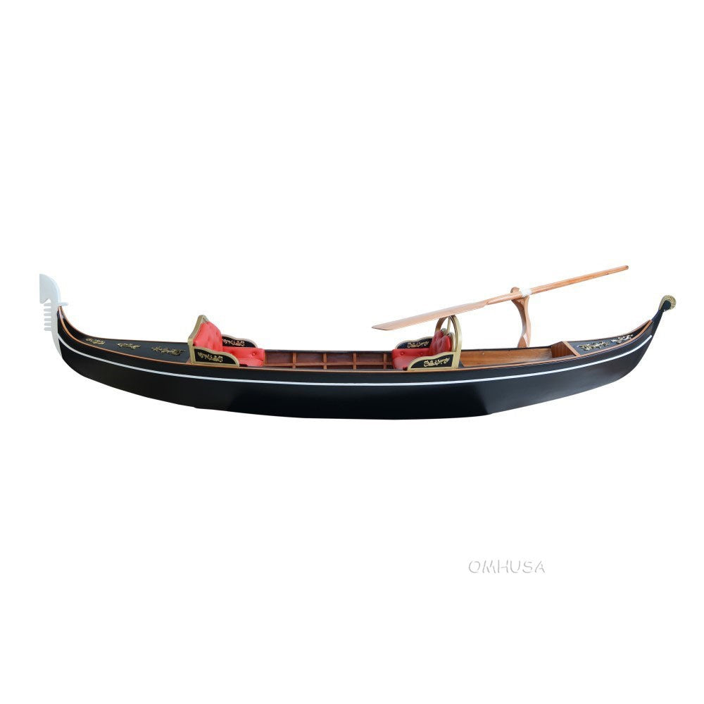 Venetian Gondola Wooden Boat 15 ft. - K208 - Old Modern