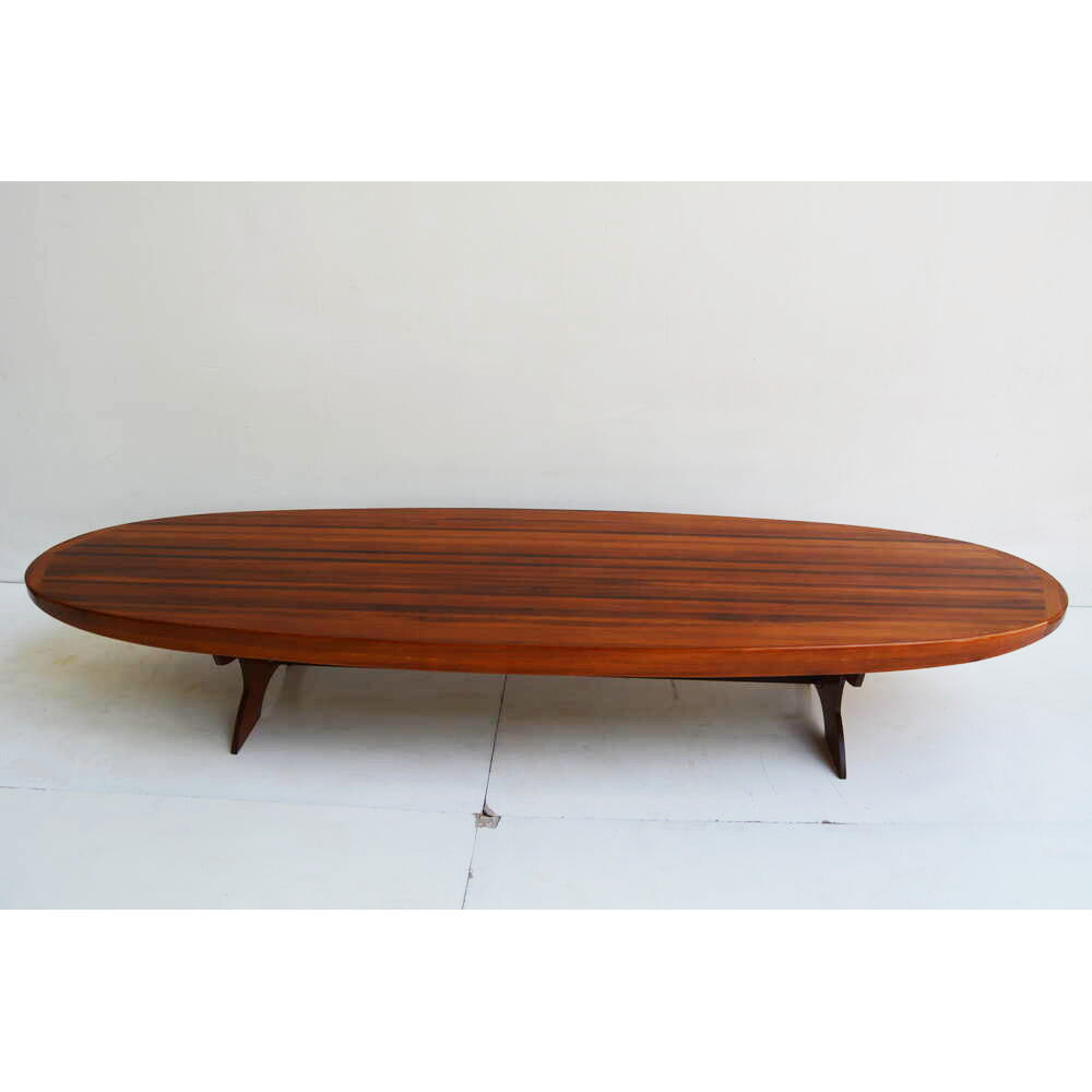 Wooden Single Paddle Board Coffe Table 18.5 Inches tall - K215 - Old Modern