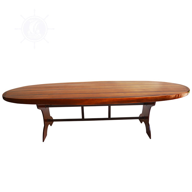 Wooden Single Paddle Board Dining Table 30 Inches Tall - K216 - Old Modern