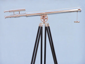 Handcrafted Model Ships Floor Standing Chrome Griffith Astro Telescope 64" ST-0124-CH