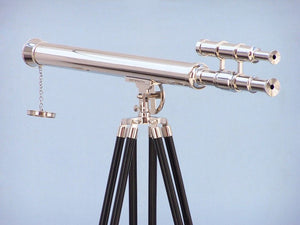 Handcrafted Model Ships Floor Standing Chrome Griffith Astro Telescope 64" ST-0124-CH