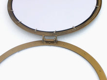 Handcrafted Model Ships Deluxe Class Antique Brass Decorative Ship Porthole Mirror 30" MC-1969-30-AN-M