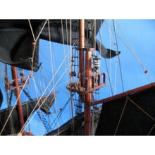 Handcrafted Model Ships - Wooden Caribbean Pirate Ship Model Limited 26"" - Black Sails - A2203B