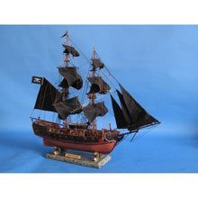 Handcrafted Model Ships - Wooden Caribbean Pirate Ship Model Limited 26"" - Black Sails - A2203B