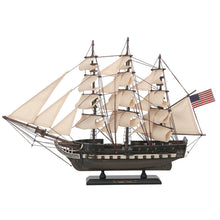Handcrafted Model Ships - Wooden Rustic USS Constitution Tall Model Ship 24"" - R-Constitution 20 - Rico