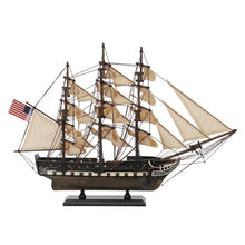 Handcrafted Model Ships - Wooden Rustic USS Constitution Tall Model Ship 24"" - R-Constitution 20 - Rico