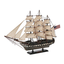 Handcrafted Model Ships - Wooden Rustic USS Constitution Tall Model Ship 24"" - R-Constitution 20 - Rico