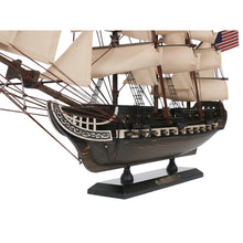 Handcrafted Model Ships - Wooden Rustic USS Constitution Tall Model Ship 24"" - R-Constitution 20 - Rico