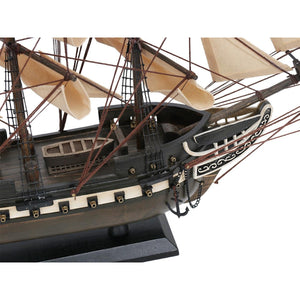 Handcrafted Model Ships - Wooden Rustic USS Constitution Tall Model Ship 24"" - R-Constitution 20 - Rico