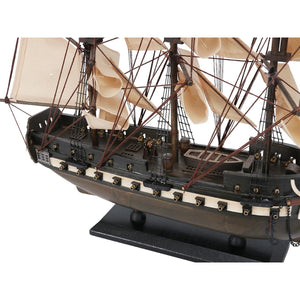 Handcrafted Model Ships - Wooden Rustic USS Constitution Tall Model Ship 24"" - R-Constitution 20 - Rico