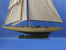 Handcrafted Model Ships Wooden Rustic Enterprise Model Sailboat Decoration 60" R -ENTERPRISE65