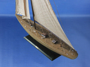 Handcrafted Model Ships Wooden Rustic Enterprise Model Sailboat Decoration 60" R -ENTERPRISE64